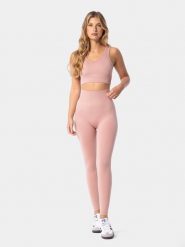 Carpatree Legginsy sportowe "Simply" w kolorze jasnoróżowym rozmiar: L. Różowe legginsy Carpatree, bez wzorów, z materiału, sportowe. Za 127.95 zł.