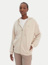 EA7 Emporio Armani Bluza 7W000192 AF12643 U1088 Beżowy Relaxed Fit. Brązowe bluzy EA7 Emporio Armani, l, bez wzorów, z syntetyku, bez ramiączek, bez kaptura. Za 709.99 zł.