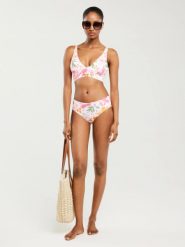 Dół od kostiumu kąpielowego z motywem kwiatowym Morrasa 000. Bikini BIG STAR, bez wzorów, eleganckie. Za 79.99 zł.
