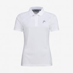 Koszulka polo damska CLUB 22 Tech. Białe t-shirty sportowe Head, xl, bez wzorów, z poliesteru, bez ramiączek, tenisowe. W wyprzedaży za 140.00 zł.