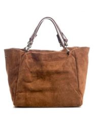 Anna Morellini Skórzana torebka "Gimignano" w kolorze jasnobrązowym - 45 x 50 x 20 cm rozmiar: onesize. Brązowe torebki klasyczne Anna Morellini, bez wzorów, z materiału, przez ramię, bez dodatków. Za 304.99 zł.