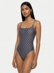 Guess Strój kąpielowy E6GJ47 KCBJ0 Granatowy. Niebieskie stroje jednoczęściowe Guess, z aplikacjami, z syntetyku. Za 499.99 zł.