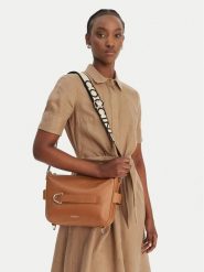 Coccinelle Torebka U6C Coccinellegretel E1 U6C 15 01 01 Brązowy. Brązowe listonoszki Coccinelle, bez wzorów, ze skóry, bez dodatków. Za 1,299.00 zł.