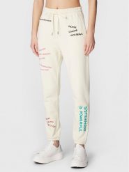 Zadig&Voltaire Spodnie dresowe JWPA00003 Écru Regular Fit. Spodnie dresowe Zadig&Voltaire, bez wzorów, z bawełny. Za 989.99 zł.