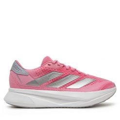 Buty do biegania adidas. Czerwone buty do biegania adidas, bez wzorów, bez zapięcia, do biegania. Za 299.99 zł.