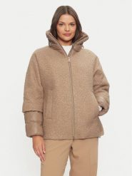 Geox Kurtka zimowa Calithe W4615F TC192 F1793 Beżowy Regular Fit. Brązowe kurtki Geox, na zimę, bez wzorów, z syntetyku, bez kaptura. Za 619.99 zł.