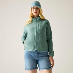 Polar damski rozsuwany Frankie. Zielone bluzy z polaru Regatta, bez wzorów, z polaru. Za 152.99 zł.