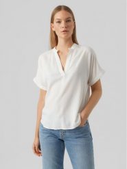 Vero Moda Bluzka Beauty 10279697 Biały Regular Fit. Białe bluzki Vero Moda, xl, bez wzorów, z wiskozy, bez kołnierzyka, bez ramiączek. Za 79.99 zł.
