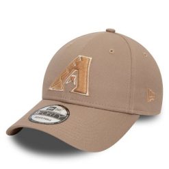Czapka z daszkiem New Era. Brązowe czapki z daszkiem New Era, bez wzorów. Za 129.99 zł.