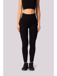 Spaio Legginsy sportowe "Base" w kolorze czarnym rozmiar: L/XL. Czarne legginsy Spaio, bez wzorów, z materiału, sportowe. Za 130.99 zł.