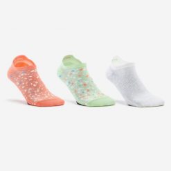 Skarpetki damskie Domyos niskie 3 pary. Brązowe skarpetki DOMYOS, bez wzorów, z elastanu. Za 29.99 zł.
