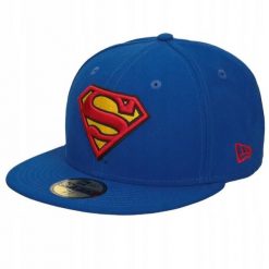 Czapka Z Daszkiem Superman. Niebieskie czapki z daszkiem New Era, bez wzorów, sportowe. Za 197.99 zł.