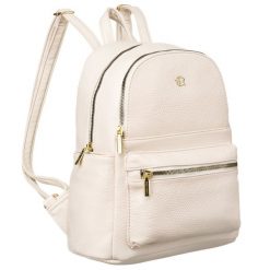 Plecak damski Rovicky R-KP-21-A19 beżowy. Brązowe plecaki ROVICKY, bez wzorów, ze skóry ekologicznej, bez dodatków. Za 85.99 zł.