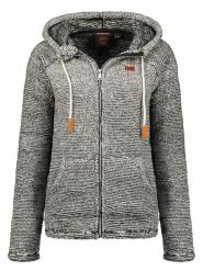 Geographical Norway Kurtka polarowa "Trigo" w kolorze szarym rozmiar: L. Szare kurtki Geographical Norway, l, bez wzorów, z polaru, bez kaptura. Za 116.61 zł.