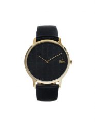 Lacoste Zegarek Crocorigin 2011306 Czarny. Czarne, analogowe zegarki Lacoste. Za 659.99 zł.