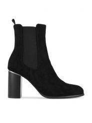 JENNY Sztyblety HL2121121 Czarny. Czarne botki Jenny, bez wzorów, bez obcasa, na słupku, bez zapięcia. Za 143.99 zł.