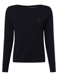 Tommy Hilfiger Sweter Kobiety niebieski, L. Niebieskie swetry Tommy Hilfiger, l, bez wzorów, z dzianiny, eleganckie, bez ramiączek. Za 489.95 zł.