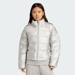 Kurtka Helionic Holiday CLIMAWARM Down. Szare kurtki adidas, bez wzorów, bez kaptura. Za 749.00 zł.