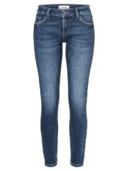 Timezone Dżinsy "Aleena" - Skinny fit - w kolorze granatowym rozmiar: W25/L30. Niebieskie jeansy Timezone, l, z aplikacjami, klasyczne. Za 96.37 zł.