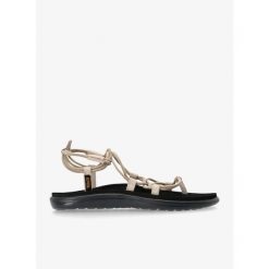 Sandały damskie Teva Voya Infinity. Brązowe sandały Teva, bez wzorów, sportowe, bez obcasa, bez zapięcia. Za 236.49 zł.