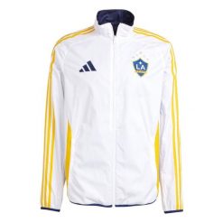 Kurtka odwracalna LA Galaxy Anthem 2025/26. Białe kurtki adidas, m, bez wzorów, z materiału, eleganckie, bez kaptura. Za 402.00 zł.