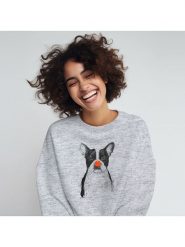 WOOOP Bluza "I´m not your clown" w kolorze szarym rozmiar: XL. Szare bluzy Wooop, m, bez wzorów, z bawełny, bez ramiączek, bez kaptura. Za 83.62 zł.
