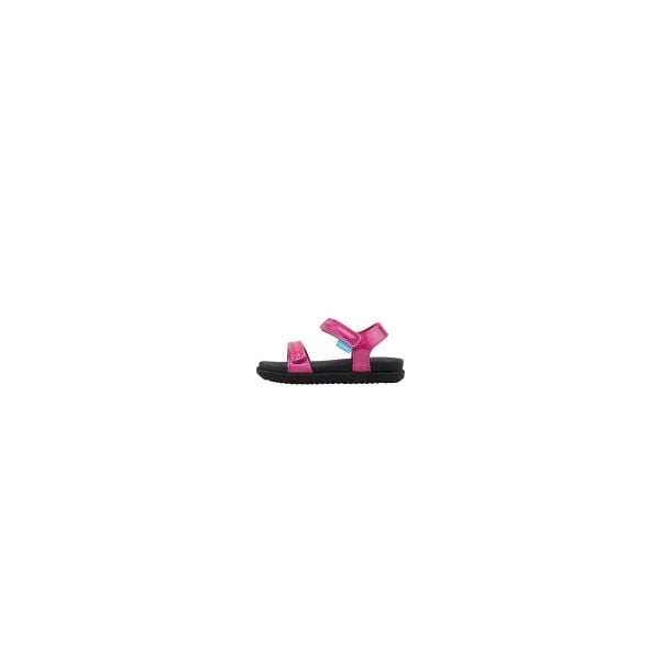 Sandały NATIVE CHARLEY HOLOGRAM JUNIOR. Czerwone sandały Native Shoes, bez wzorów, sportowe, bez obcasa, bez zapięcia. Za 99.99 zł.