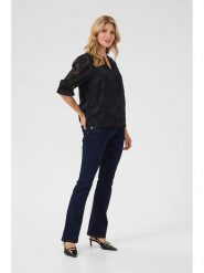 Cream Bluzka w kolorze czarnym rozmiar: 38. Czarne bluzki Cream, bez wzorów, z koronki, bez kołnierzyka, bez ramiączek. Za 126.99 zł.