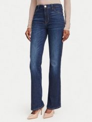 Guess Jeansy W6YA15 D1584 Granatowy Straight Fit. Niebieskie jeansy Guess, z aplikacjami, z bawełny. Za 434.99 zł.