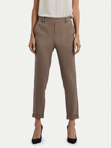 Vero Moda Chinosy Maya 10225280 Brązowy Regular Fit. Brązowe spodnie materiałowe Vero Moda, bez wzorów, z syntetyku. Za 169.99 zł.