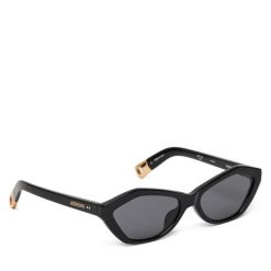 Okulary przeciwsłoneczne JACQUEMUS. Czarne okulary przeciwsłoneczne JACQUEMUS, bez wzorów. Za 1,109.00 zł.