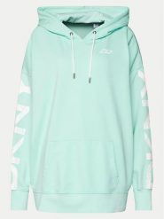 DKNY Sport Bluza DPPT8461 Zielony Regular Fit. Zielone bluzy bez kaptura DKNY Sport, bez wzorów, z bawełny, bez kaptura. Za 269.99 zł.