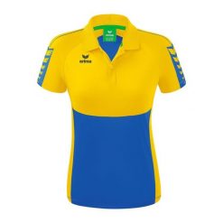 Damska koszulka polo Erima Six Wings. Niebieskie t-shirty sportowe Erima, l, bez wzorów, bez ramiączek, do piłki nożnej. Za 188.50 zł.