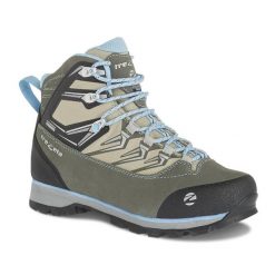 Damskie buty trekkingowe Trezeta Aoraki. Niebieskie buty trekkingowe Trezeta, z materiału, bez zapięcia. Za 496.00 zł.