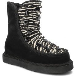 Czarne Botki Alma En Pena Ocieplane Skórzane Buty Damskie. Czarne botki Alma En Pena, bez wzorów, z puchu, biznesowe, bez obcasa, na obcasie, bez zapięcia. Za 639.00 zł.