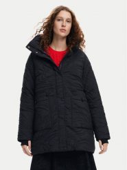 Desigual Kurtka zimowa Aarhus 24WWEWAC Czarny Regular Fit. Czarne kurtki Desigual, na zimę, s, bez wzorów, z syntetyku, bez kaptura. Za 609.99 zł.