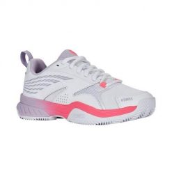 Buty do tenisa damskie K-Swiss Speedex Hb. Białe buty do biegania K-SWISS, bez wzorów, z materiału, bez zapięcia, do biegania. Za 421.00 zł.