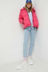 Abercrombie & Fitch jeansy The '80s Mom damskie high waist. Niebieskie jeansy Abercrombie & Fitch, s, bez wzorów, z jeansu, z podwyższonym stanem. W wyprzedaży za 309.99 zł.