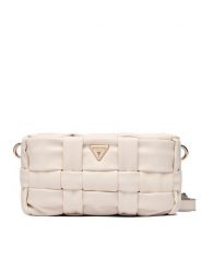 Guess Torebka Marion Mini HWWG80 72720 Écru. Listonoszki Guess, z aplikacjami, ze skóry, bez dodatków. Za 639.99 zł.
