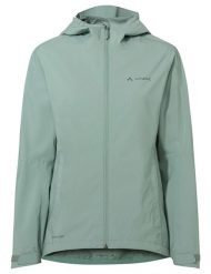 Kurtka damska Moab Rain Jacket II. Zielone kurtki Vaude, bez wzorów, z materiału, rowerowe. Za 819.00 zł.