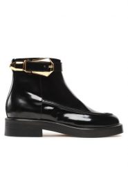 Alberta Ferretti Botki 22251A6104 8005 Czarny. Czarne botki Alberta Ferretti, bez wzorów, ze skóry, bez obcasa, na płaskiej podeszwie, bez zapięcia. Za 2,369.00 zł.