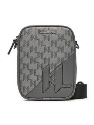 KARL LAGERFELD Torebka 246M3051 Szary. Szare listonoszki KARL LAGERFELD, bez wzorów, ze skóry, bez dodatków. Za 779.99 zł.
