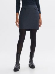 OPUS Spódnica w kolorze granatowym rozmiar: 42. Niebieskie spódnice Opus, bez wzorów, mini. Za 104.64 zł.