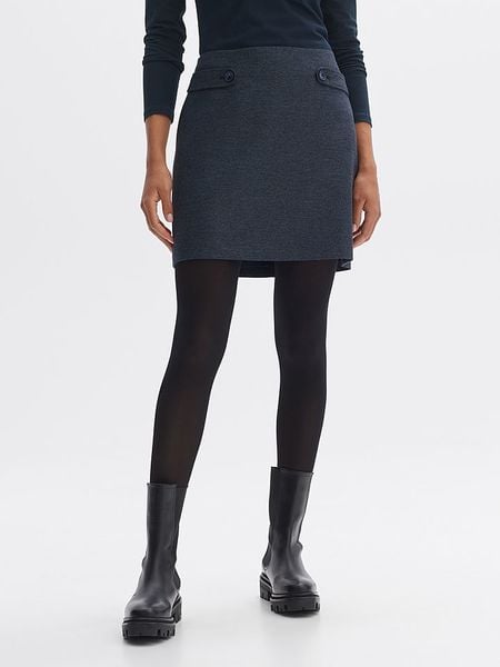 OPUS Spódnica w kolorze granatowym rozmiar: 42. Niebieskie spódnice Opus, bez wzorów, mini. Za 104.64 zł.