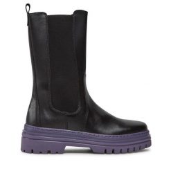 Botki Gabor. Czarne botki Gabor, bez wzorów, bez obcasa, na płaskiej podeszwie, bez zapięcia. Za 659.99 zł.