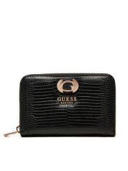 Guess Duży Portfel Damski SWKG95 31140 Czarny. Czarne portfele Guess, z aplikacjami, ze skóry. Za 179.99 zł.