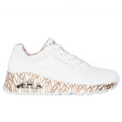 Buty Skechers Sneakersy 155506 Wtrg białe. Białe buty treningowe bez wzorów, z syntetyku, bez zapięcia. Za 513.11 zł.