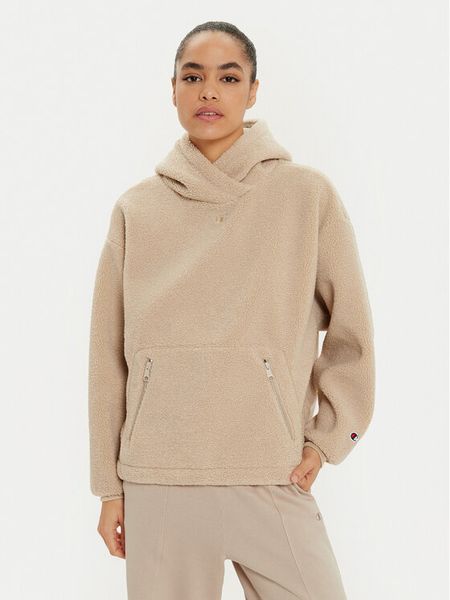 Champion Bluza 117549 Beżowy Loose Fit. Brązowe bluzy Champion, xs, bez wzorów, z syntetyku, bez ramiączek, bez kaptura. Za 209.99 zł.