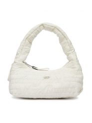 Tommy Jeans Torebka Tjw Icon Aop Shoulder Bag AW0AW18467 Biały. Białe torebki klasyczne Tommy Jeans, bez wzorów, z jeansu, bez dodatków. Za 409.99 zł.