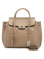 Lucca Baldi Skórzana torebka "Vinci" w kolorze beżowym - 33 x 28 x 13 cm rozmiar: onesize. Brązowe torebki klasyczne Lucca Baldi, bez wzorów, z materiału, na ramię, bez dodatków. Za 342.45 zł.